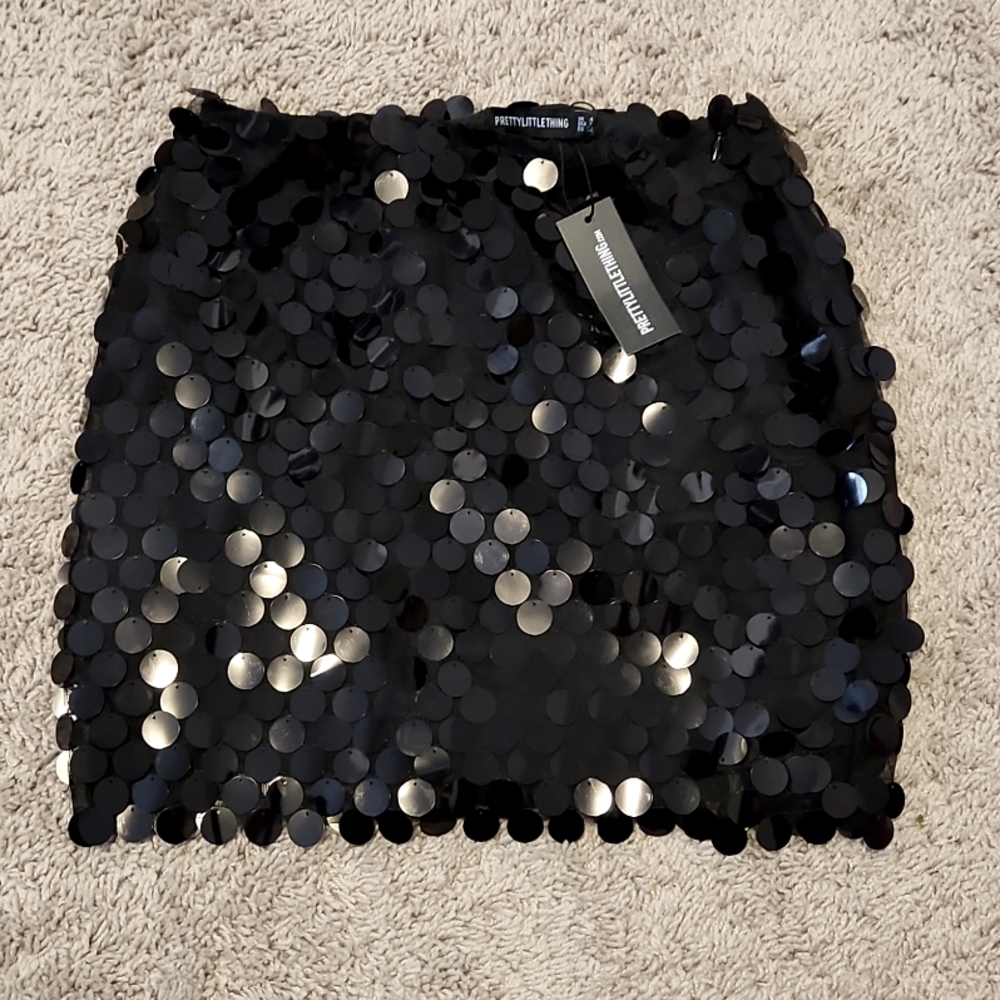 PLT Sequin mini skirt